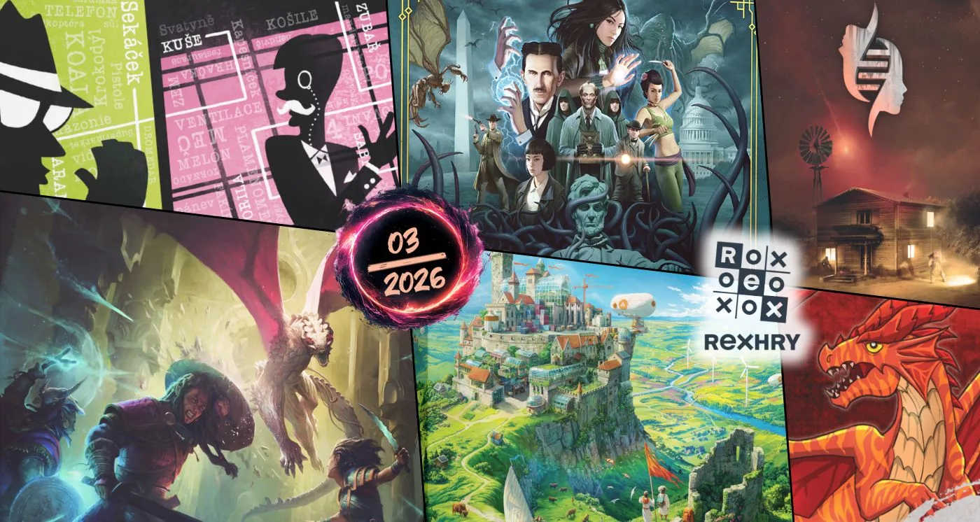 Novinky od REXhry v marci