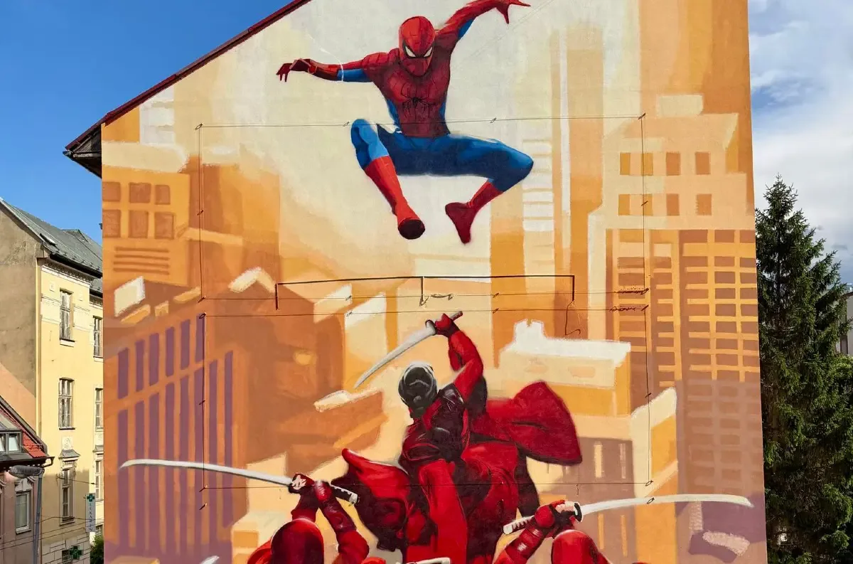 Spider-Man rozžiaril centrum Bratislavy