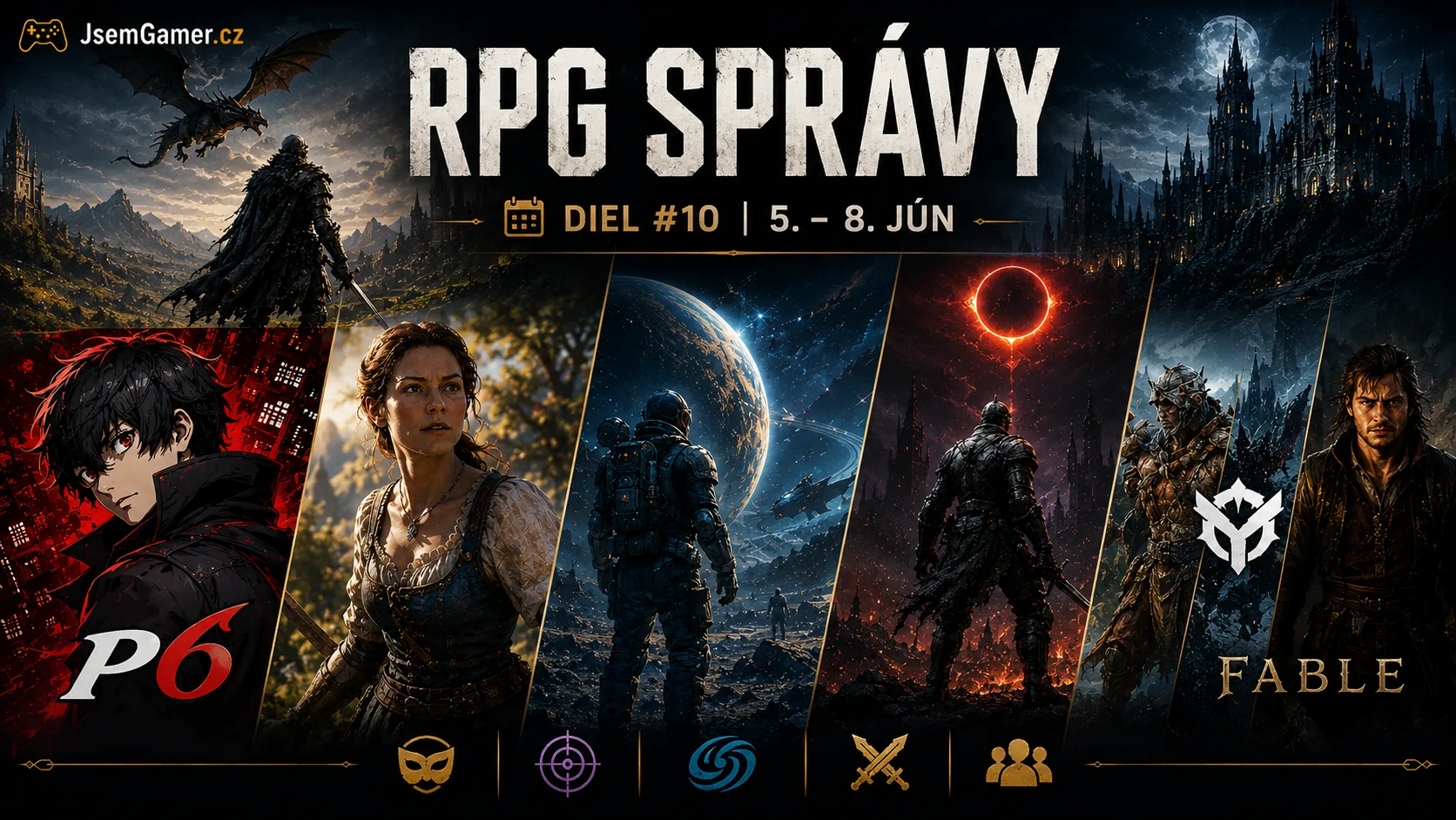 RPG správy: Konferenčný nášup priniesol Personu 6, Fable, Exodus, nové Soulslike RPG aj veľké bety