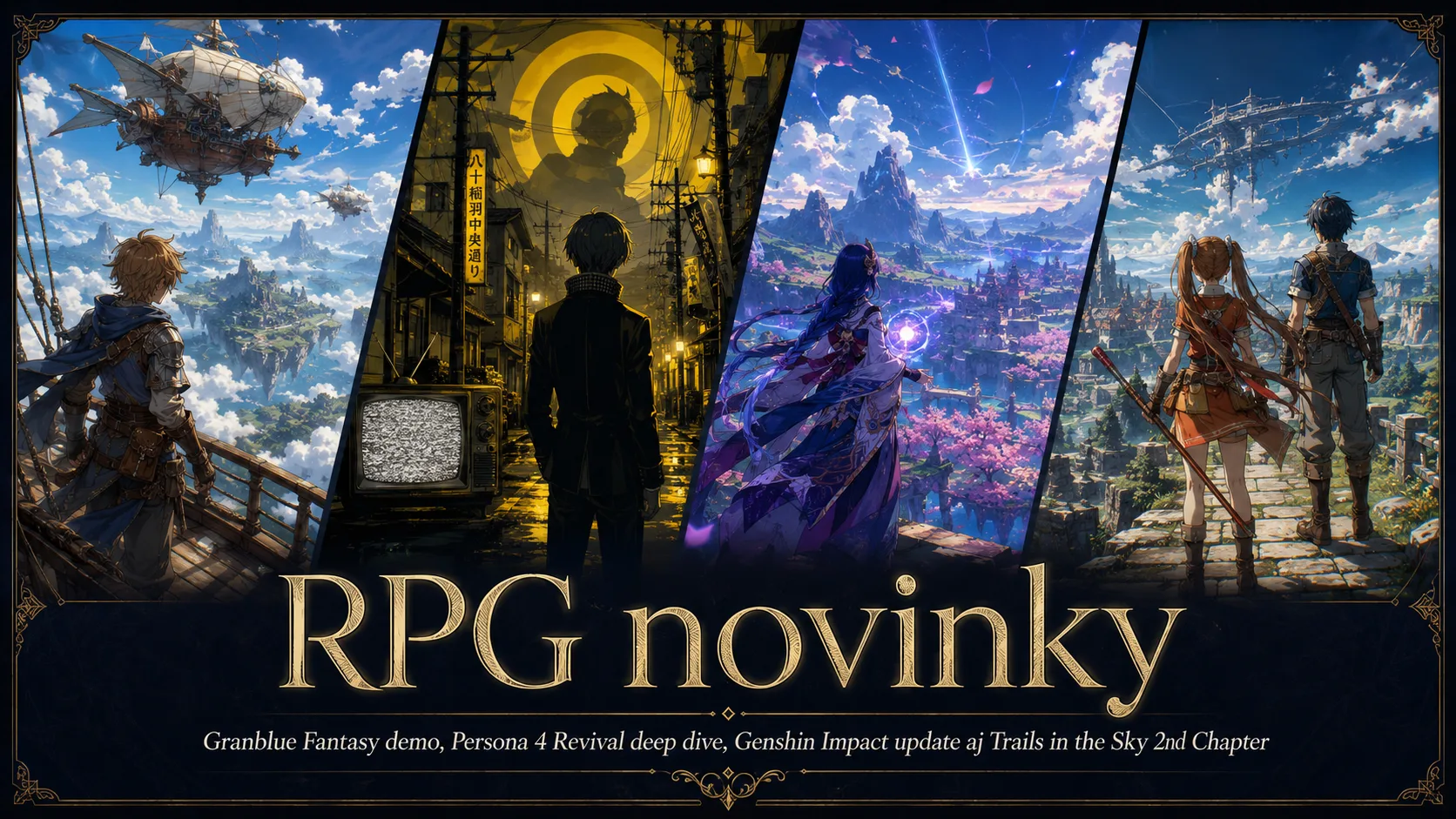 RPG novinky: Granblue Fantasy demo, Persona 4 Revival deep dive, Genshin Impact update aj Trails in the Sky 2nd Chapter