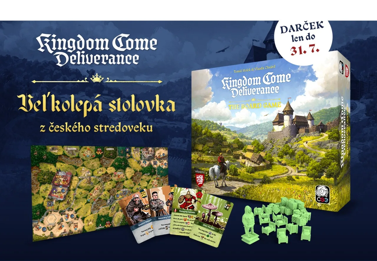 Kingdom Come: Deliverance prichádza ako stolová hra. Ponúkne otvorený stredoveký svet plný rozhodnutí