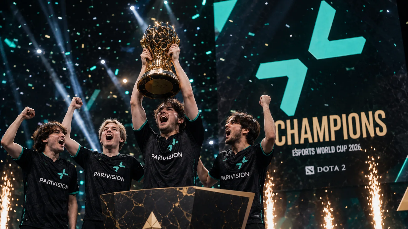 PARIVISION ovládli Dota 2 na EWC 2026. BetBoom zlomila 62-minútová bitka a No[o]neova genialita