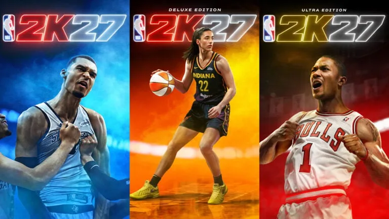 NBA 2K27 vyjde v září. Na obalech se objeví Victor Wembanyama, Caitlin Clark a Derrick Rose