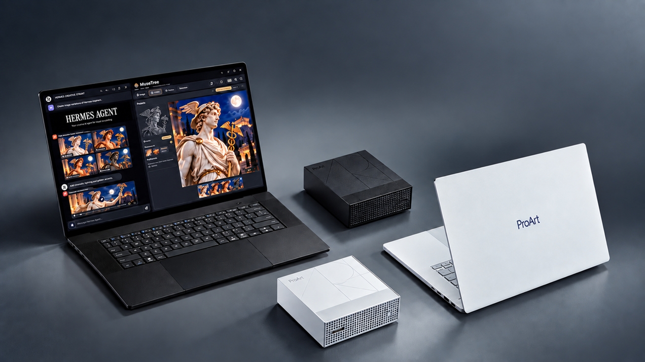 ASUS ProArt P14_P16 RTX Spark PC x Hermes x MuseTree