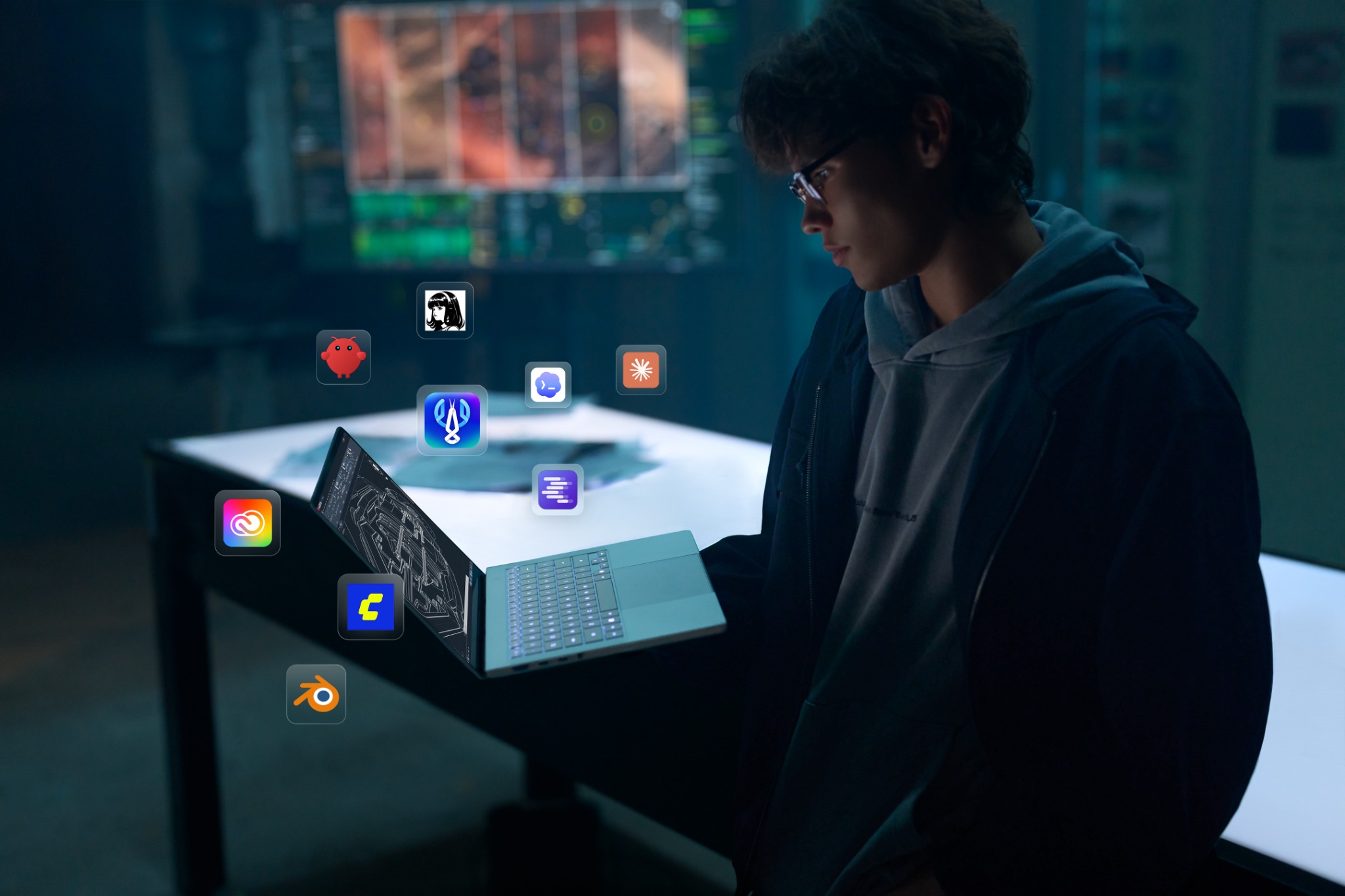 ASUS ProArt P14_P16_Scenario photo_AI software