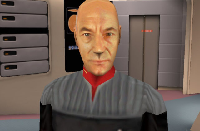 Patrick Stewart Bridge Commander