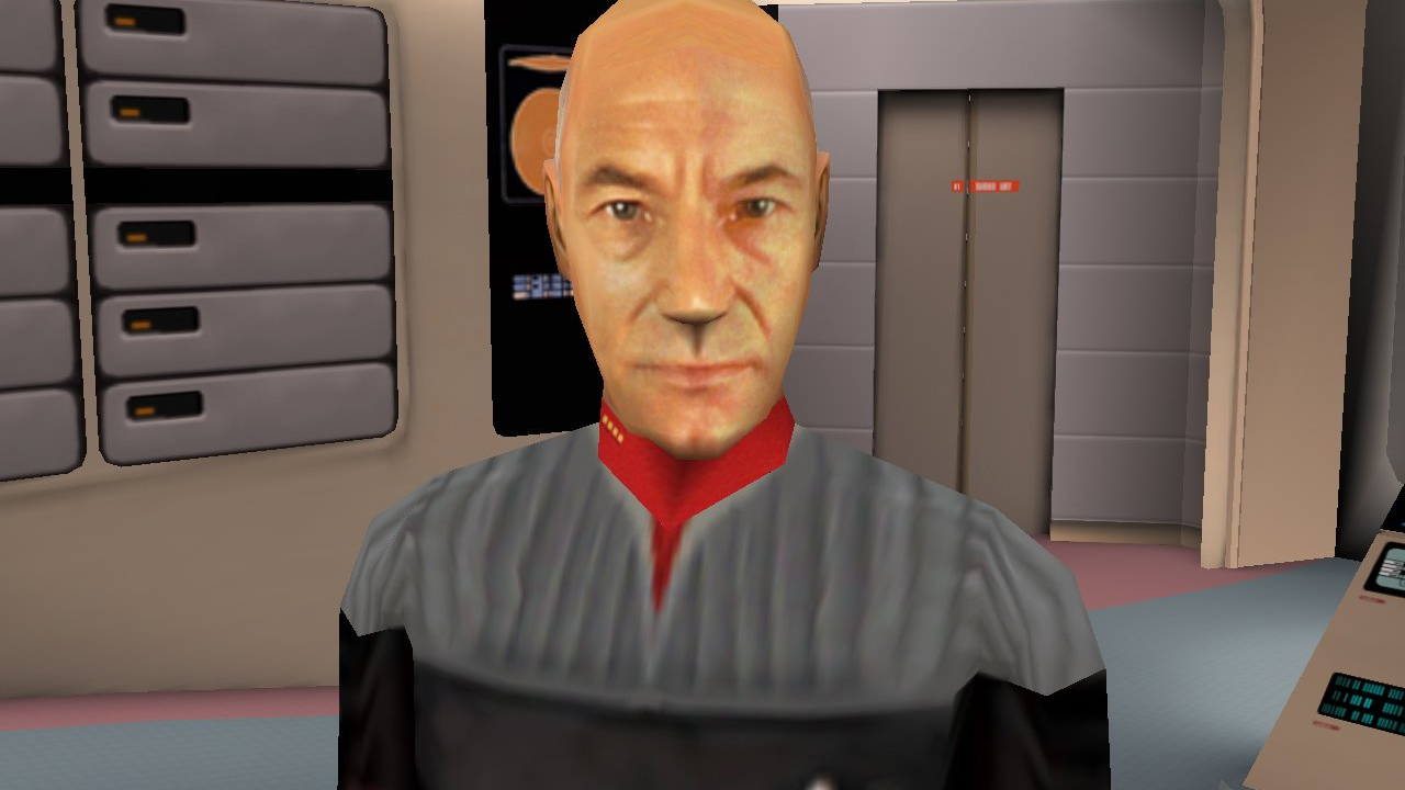 Patrick Stewart Bridge Commander